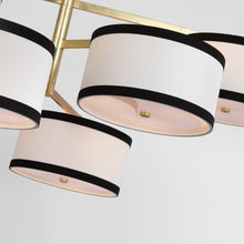 Load image into Gallery viewer, Walker Offset LED Chandelier in Detail.
