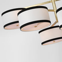 Load image into Gallery viewer, Walker Offset LED Chandelier in Detail.
