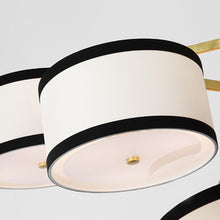 Load image into Gallery viewer, Walker Offset LED Chandelier in Detail.

