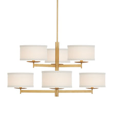 Load image into Gallery viewer, Walker Two Tier Chandelier in Detail.
