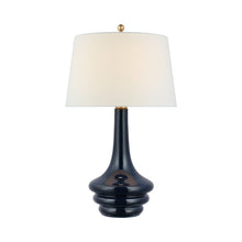 Load image into Gallery viewer, Wallis LED Table Lamp in Mixed Blue Brown.
