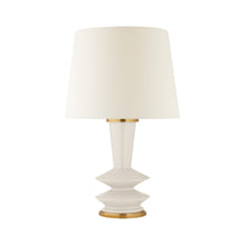 Load image into Gallery viewer, Whittaker Table Lamp in Ivory.
