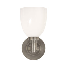 Load image into Gallery viewer, Wilton Bath Wall Light in Antique Nickel.
