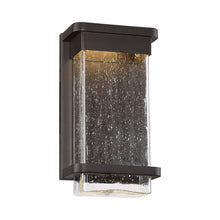 Load image into Gallery viewer, Vitrine Outdoor LED Wall Light in Small/Bronze.
