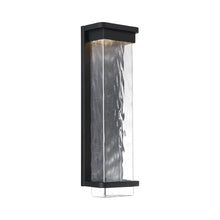 Load image into Gallery viewer, Vitrine Outdoor LED Wall Light in Large/Black.
