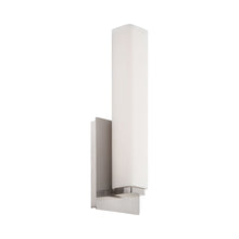 Load image into Gallery viewer, Vogue LED Bath Wall Light in Brushed Nickel (15-Inch).
