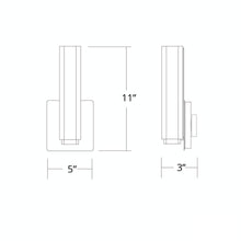 Load image into Gallery viewer, Vogue LED Bath Wall Light - line drawing
