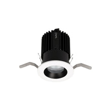 Load image into Gallery viewer, Volta 2 Inch Round Shallow Regressed LED Recessed Trim in Black.
