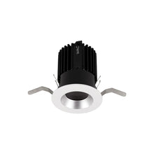 Load image into Gallery viewer, Volta 2 Inch Round Shallow Regressed LED Recessed Trim in Haze White.
