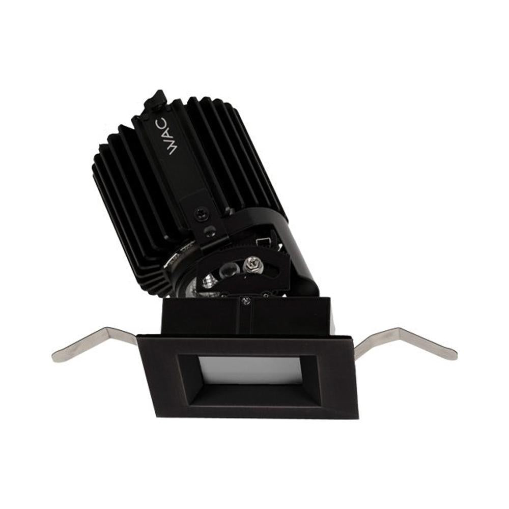 Volta 2 Inch Square Adjustable LED Recessed Trim in Black.