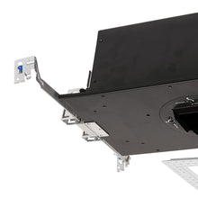 Load image into Gallery viewer, Volta 2 Inch Square Invisible Trim New Construction Recessed Housing in Detail.
