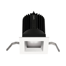 Load image into Gallery viewer, Volta 2 Inch Square Shallow Regressed LED Recessed Trim in Haze White.

