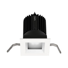 Load image into Gallery viewer, Volta 2 Inch Square Shallow Regressed LED Recessed Trim in White.
