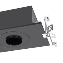 Load image into Gallery viewer, Volta 4.5 Inch Round New Construction Recessed Housing in Detail.
