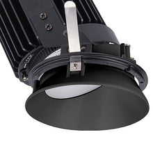 Load image into Gallery viewer, Volta 4.5 Inch Round Wall Wash Trimless LED Recessed Trim in Detail.
