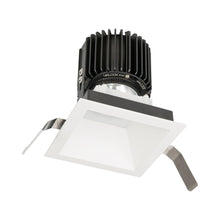 Load image into Gallery viewer, Volta 4.5 Inch Square Downlight LED Recessed Trim in White.
