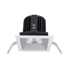 Load image into Gallery viewer, Volta 4.5 Inch Square Shallow Regressed LED Recessed Trim in Haze/White.
