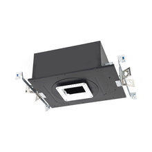 Load image into Gallery viewer, Volta 4.5 Inch Square Trimless New Construction Recessed Housing (Chicago Plenum/15W/Electronic Low Voltage 0-10V/Emergency Backup Battery).
