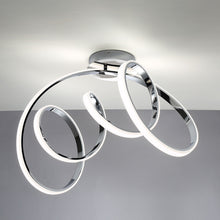 Load image into Gallery viewer, Vornado LED Flush Mount Ceiling Light in Detail.

