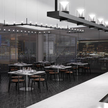 Load image into Gallery viewer, Votives™ LED Linear Pendant Light in dining room.
