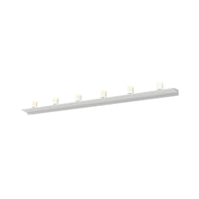Load image into Gallery viewer, Votives™ LED Wall Light in Satin White/Clear Etched Glass (72-Inch).
