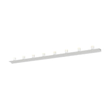 Load image into Gallery viewer, Votives™ LED Wall Light in Satin White/Clear Etched Glass (96-Inch).
