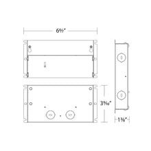 Load image into Gallery viewer, 24VDC 60W/96W Remote Power Supply - InvisiLED® Dim-To-Warm - line drawing.
