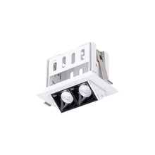 Load image into Gallery viewer, Multi Stealth Adjustable Trim LED Recessed Light in Black/White (4W/45-Degree).
