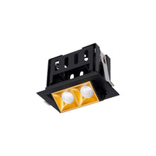 Load image into Gallery viewer, Multi Stealth Adjustable Trim LED Recessed Light in Gold/Black (4W/45-Degree).
