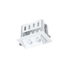 Load image into Gallery viewer, Multi Stealth Adjustable Trim LED Recessed Light in White/White (4W/45-Degree).
