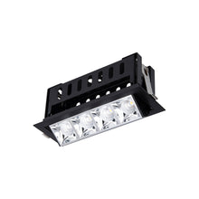 Load image into Gallery viewer, Multi Stealth Adjustable Trim LED Recessed Light in Chrome/Black (3.5W/45-Degree).
