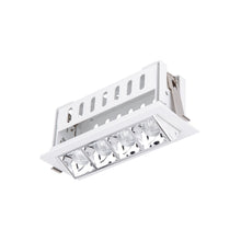 Load image into Gallery viewer, Multi Stealth Adjustable Trim LED Recessed Light in Chrome/White (3.5W/45-Degree).
