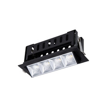 Load image into Gallery viewer, Multi Stealth Adjustable Trim LED Recessed Light in Haze/Black (3.5W/45-Degree).
