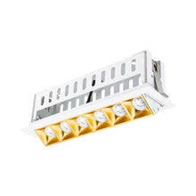 Load image into Gallery viewer, Multi Stealth Adjustable Trim LED Recessed Light in Gold/White (3.3W/45-Degree).
