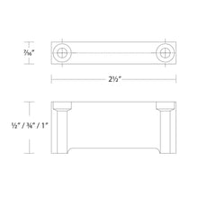 Load image into Gallery viewer, Pixels Standoff - line drawing.
