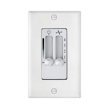 Load image into Gallery viewer, Wall Control in 4-Speed/Dual Slide/White.
