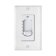 Load image into Gallery viewer, Wall Control in 4-Speed/Single Slide/White.
