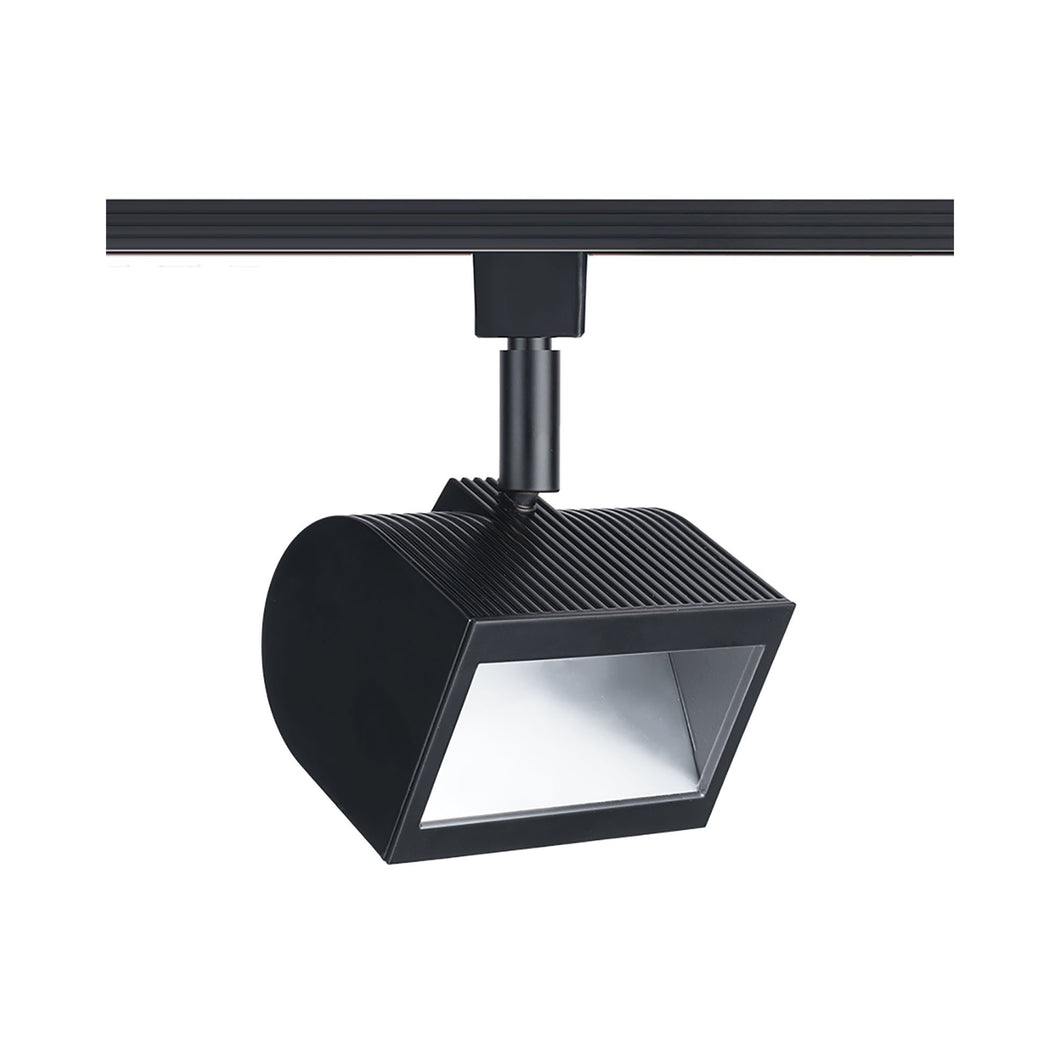 Wall Wash LED Track Head in Black.