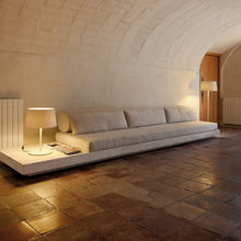 Load image into Gallery viewer, Warm LED Floor Lamp in living room.
