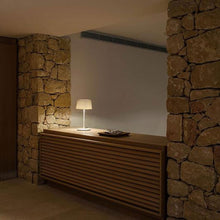 Load image into Gallery viewer, Warm Table Lamp in living room.
