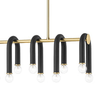 Load image into Gallery viewer, Whit Linear Suspension Light Detail.
