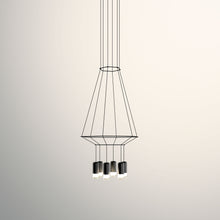 Load image into Gallery viewer, Wireflow Hexagonal LED Pendant Light.
