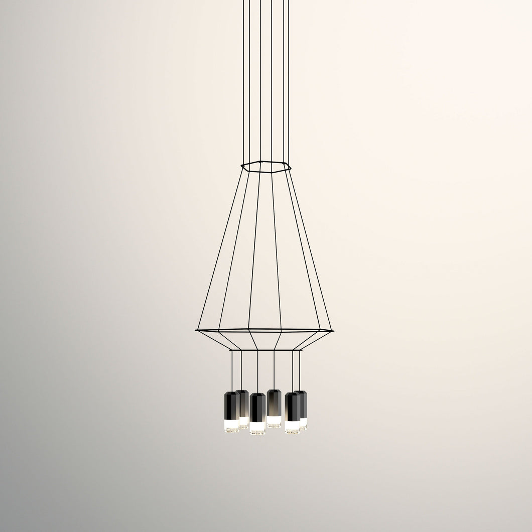 Wireflow Hexagonal LED Pendant Light.