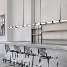 Load image into Gallery viewer, Wit LED Linear Suspension Light in office.

