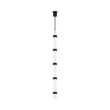 Load image into Gallery viewer, Wit LED Pendant Light in 6-Glass/Black.
