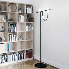 Load image into Gallery viewer, Yanzi LED Floor Lamp in living room.
