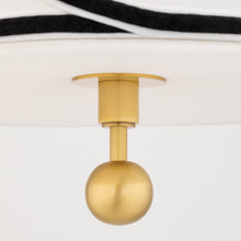 Load image into Gallery viewer, Zara 2-Light Semi-Flush Mount Ceiling Light Detail.
