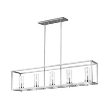 Load image into Gallery viewer, Zire Linear Pendant Light in Chrome.
