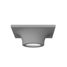 Load image into Gallery viewer, Zoom™ LED Flush Mount Ceiling Light in Dove Gray.
